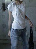 Wallen Unbalance Drape Tee