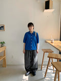 [unisex] Terisi Stitch Pintuck Wide Cotton Pants