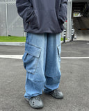 Agnal Cargo Balloon Jeans