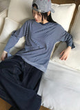 STRIPE STRAP RIBBON T