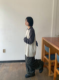 [Unisex] Teln Raglan Overfit Long Sleeve Tee