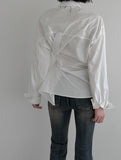 Robelli Two-Way Wrap Cotton Shirt