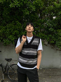 Stripe Mix Vest