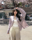 Hani Summer Loose Fit Check Shirt