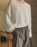 Early linen pintuck banding slacks