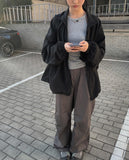 Gio String Pintuck Wide Pants