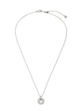Orbit Silver (W) Full Pave Necklace
