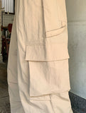 [unisex] Canna Banding Nylon String Cargo Parachute Pants