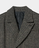 BERNARDO HELLINGBONE DOUBLE COAT