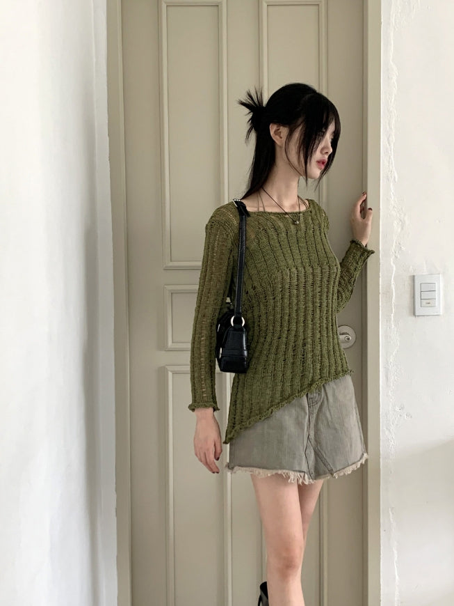 【WONDER WONDER】Rattan Vintage Washed Surgical Mini Skirt WONDER WONDER】Rattan Vintage Washed Surgical Mini Skirt