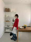 Noket Summer Ribbed Round Cardigan