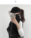 Hot Girl Plain Suede Simple Hunting Cap Hat