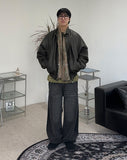 Heren gradient grunge knit