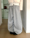 Ola Brushed Diagonal Wide Sweatpants