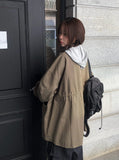 Hunk Overfit Cotton String Half Jacket