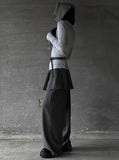 MAMYU Pleated Skirt Pants
