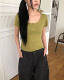 UL Ribbed Short Sleeve T-shirt