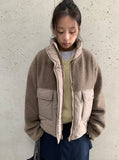 Canyl High-Neck Wool Padded Jumper