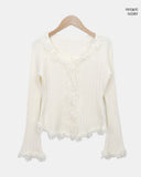 Levin Frill Lace Cardigan