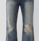 Wide Boot Cut Fit Denim Pants