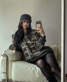 Roho Numbering Patch Overfit Hooded Zip-Up