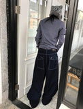 BACK BIG POCKET DENIM