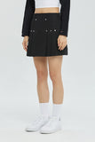 COTTON LOW RISE KILT SKIRT