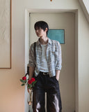 Linell Seersucker Check Long Sleeve Shirt