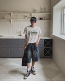 Vint Cargo Bermuda Denim Pants