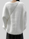 Isen Angora V-neck Knit