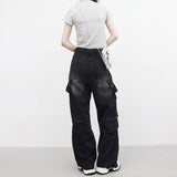 Ibian pocket strap pants