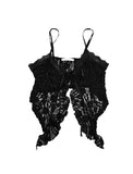 Butterfly Lace Frill Bustier