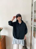 Huven Summer Check Hood Wind Jumper