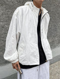 Crop hood windbreaker