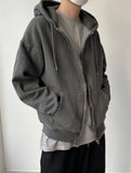 Vintage Dying Hood Zip-Up