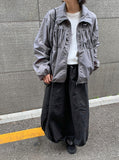 Hedel Shirring Collar Windbreaker Jumper