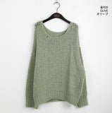 Noah Alpaca Wool Boat Neck Loose Fit Knit