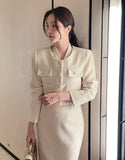 Eve Tweed Crop Jacket