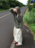 NET DAMAGE HOOD ZIP-UP