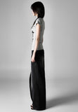 Wrap Cross Over Denim Pants