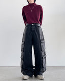 Theon Reverse Black Cargo Denim