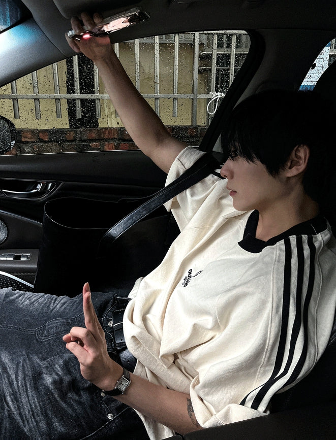 【COSYHARU】Reubeute Outside Track Short Sleeve Tee COSYHARU】Reubeute Outside Track Short Sleeve Tee (COSYHARU