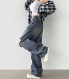 Summer No-Fade Balloon Wide-Fit Denim Pants