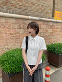 Peng Summer Seersucker Stripe Short Sleeve Shirt