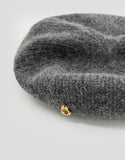 Wool 60%) Uk Knit Beret