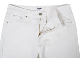 Wide White Washing Denim Pants
