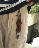 Yeru Bohemian Star Stud Leather Carabiner