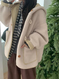 Tsuzubo Wool Duffle Hood Mustang Jacket