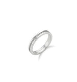 [Premium Plating] Precise AB(W) Stone Line Ring