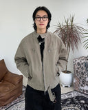Loose Washed Biker Jacket